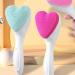 PATKAW Manual Face Brush Cleansers Love Heart Shaped Exfoliating Brush Face Cleansing Brush Face Scrubber Face Washing Brush for Women Makeup Dead Skin - Buy Online on GoSupps.com