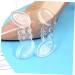 Mobestech Anti-Drop Heel Pad Stickers - 4 Pairs Transparent Soft Gel Sole Protectors for Thin Feet - Keep Your Heels Safe & Secure - Buy Online on GoSupps.com