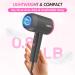 ANIEKIN Portable Ionic Hair Dryer - 1875W Lightweight Blow Dryer with Diffuser & Nozzle for Fast Drying Ideal for Curly Hair - Compact Travel Hairdryer in Light Grey - Buy Online on GoSupps.com