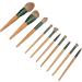 Eye Shadow Brushes Synthetic Wooden Handle Portable Travel Essential Makeup Brushes Set for Beginners - Buy Online on GoSupps.com