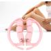 Buy Aonyaybm 18 Wheels Pink Circular Muscle Massage Roller | Multi-Purpose Leg & Hand Massager for Ultimate Relaxation - Buy Online on GoSupps.com