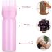 Serlium Hair Oil Applicator Bottle - 160ml Root Ridge Light Oil Bottle for Scalp Treatment & Hair Dye (Set of 2 Pink) - Buy Online on GoSupps.com