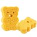 Samber Super Soft Baby Bath Sponge Children Bathing Scrubber Cartoon Sponge Bath Rubbing Shower Scrub for Baby Kids Children (Bear)