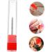 minkissy Nail Polisher Metal Nail Drill Bit Manicure Tools Nail Bits Drill Bit for Acrylic Nails Women Manicure Supplies Safety Bits for Nail Drill Manicure Drill Bits Drill Bits for Nails 7.00X1.30X1.30CM Red - Buy Online on GoSupps.com