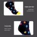 Buy WSYKC Colorful Compression Socks for Men & Women | Support Stockings for Edema & Pregnancy | S/M Black Yellow Red - Buy Online on GoSupps.com
