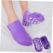 Healeved 1 Pair Cotton Sock Silicone Moisturizing Socks Womens Block Heels Dress Shoes for Women Heels Socks Cracked Heels Socks Womens+Pumps Purple Gel Spa Miss - Buy Online on GoSupps.com