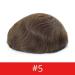 Lordhair Knotless Toupet for Men - 8x10 Inch Skin Top Human Hair System | Light Medium Density - Buy Online on GoSupps.com