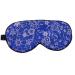 Paradise Silk One New Real Silk Brocade Blue Eye Cover Sleep Mask Shade