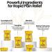 Aboniki Balm - Powerful Pain Relief for Sore Muscles & Joints | Anti-Inflammatory Muscle Rub | Original Strength (Yellow Formula) - 12 Glass Jars - Buy Online on GoSupps.com