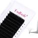 Fadlash Easy Fan Lashes C Curl 0.07 12mm Single Lashes Russian Lashes Natural Look Self Fanning Eye Lashes Automatic Blooming Russian Eyelashes Extensions(0.07-C-12) 12 mm 0.07-C