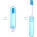 Portable Travel Toothbrush Bulk Set - Individually Wrapped Folding Toothbrushes with Toothbrush Box (4 Pack) - Buy Online on GoSupps.com