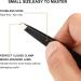 SetSail 7-Pack Precision Stainless Steel Tweezers for Women - Professional Eyebrow Kit with Case for Shaping and Hair Removal - Black - Buy Online on GoSupps.com