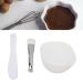 Soft Mask Bowl Set with Brush | Portable DIY Face Mask Mixing Kit for Avocado & Clay Detox - Buy Online on GoSupps.com