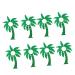 Cabilock 24pcs Diy Lollipop Card Coconut Tree Lollipop Paper Lollipop Decor Candy Packaging Card Candy Holder Party Lollipop Holder Glitter Candy Bags Pineapple Decorations