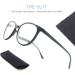 Set of 4 High-Quality Round Reading Glasses for Men & Women - Stylish Comfortable +2.25 - Perfect Reading Aid - Buy Online on GoSupps.com
