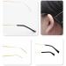 Tonaup Silicone Anti-Slip Covers 4 Pairs of Universal Glasses Bracket Repair Caps in Black & White - Buy Online on GoSupps.com