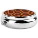 Shining Overlook Portable Metal Pill Box - 3-Compartment Mini Organizer Ideal for Travel Black | Durable & Stylish - Buy Online on GoSupps.com