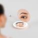 Hontry LED Lighted Travel Makeup Mirror 1x/5x Magnification - Portable 5 Inch Compact Pocket Mirror with 16 Daylight LEDs - Buy Online on GoSupps.com