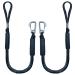 3FT Bungee Dock Line Boat Ropes for Docking Line Mooring Rope with Stainless Steel Clip Accessories for Boats 2pcs