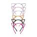 Frcolor Cat Ear Headband - 6 Random Colors for Parties & Daily Wear | Cute Hair Accessories - Buy Online on GoSupps.com