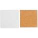 10 Pack White Unglazed Ceramic Tiles with Cork Backing Pads - 4.25 x 4.25 in Square - Ideal for Coasters DIY Crafts - Buy Online on GoSupps.com