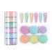 Shop Gzmayuen Glitter Powder for Nails - 18 Color Sugar Effect Shimmering Glitter Set for Stunning Nail Art | International Shipping Available - Buy Online on GoSupps.com
