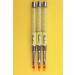 Nail Art Brush Ombre Nail Brush with Rhinestone Handle Manicure Drill Drawing Nails Brush Pen for Gel Nails Yellow Ombre brush