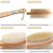 Ithyes Shower Brush - Soft & Stiff Bristles for Wet/Dry Use | Natural Wood Long Handle Body Brush | Double-Sided Luffa & Massage Your Skin - Buy Online on GoSupps.com