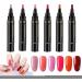  G n rique Gel Nail Polish Pen | 6 Colors | Quick Drying | UV Free | For Professional Manicures | Precise Application | 6 Marker Set | Long Lasting - Buy Online on GoSupps.com