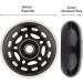 AOWESM 64mm Inline Skate Wheels w/ABEC-9 Bearings - 4 Pack Black | Roller Skates, Pelican Storm Case, Roller Board Bag, Luggage Suitcase, Water Rower Seat, Lathe Rest - Buy Online on GoSupps.com