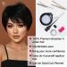 Creamily Pixie Cut Human Hair Wig for Black Women with Bangs - Short Daily Wear Natural Black Hairstyle - Buy Online on GoSupps.com