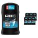 AXE Stick Ice Chill Men's Deodorant 48h Non-Stop Fresh Refreshing Fragrance of Icy Mint and Lemon (Pack of 6 x 50ml)
