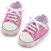 BAIELey High Top Baby Sneakers - Pink, 6-12 Months | Bling Sequins Soft Sole Infant Shoes - Buy Online on GoSupps.com