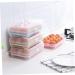 Yardenfun 3pcs Eggs Dispenser Serving Tray Containers for Food Egg Holder Storage Box Portable Egg re-usable Green 25*15.5*7.2cm - Buy Online on GoSupps.com