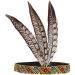 Indian Headband Headdress Feather Headband Native American Feather Headband Hair Band Headwear Headpiece Fashion Elegant Flapper Headband- Hair Decoration for Women Girls