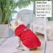 BEAUTYZOO Dog Fleece Vest Sweater Winter Jacket with D-Ring Leash | XS Red - Buy Online on GoSupps.com