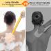 2 Pack Long Handle Shower Body Brush with Soft Bristles and Loofah - Exfoliating Bath Brushes for Women and Men - Buy Online on GoSupps.com