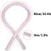 High Resilience Rubber Heatless Curling Rod Headband - Pink | Soft Silk No Heat Curlers for Lazy DIY Hair Styling | Perfect for Long and Medium Hair - Buy Online on GoSupps.com