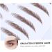 Healeved 4pcs Eyebrow Stickers 6d Eyebrows Eyebrow Makeup 4d Tool Water Transfer Paper with Ink Make up - Buy Online on GoSupps.com
