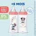 Dodie Set of 3 Initiation+ Anti-Colic Bottles Minnie 330 ml +6 Months Round Teat Flow 3 - Buy Online on GoSupps.com