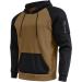 Hanxiulin Men's Training Suit - Adjustable Polyester Jogging Set for Fitness | Sports Clothing in Khaki - Buy Online on GoSupps.com