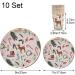 Christmas Party Tableware Set 10 Set Christmas Paper Plates and Cups Set Santa Claus Tableware Christmas Theme Party Decor - Buy Online on GoSupps.com