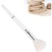 Verdant Touch Beauty Brush Wool Makeup Brush Plastic Handle Blush Highlighter Powder Cosmetics Brush Beauty Tool - Buy Online on GoSupps.com