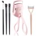 Heated Eyelash Curlers with Comb & Eyeliner Brushes | Natural Curling for Stunning Lashes - Shop Now - Buy Online on GoSupps.com