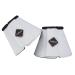 LeMieux ProShell Overreach Horse Boots - Over Reach or Bell Boots for Horses - Protective Gear and Training Equipment - Equine Boots Wraps & Accessories XL White