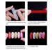 10PCs Transparent Nail Art Tips Display Stand | Double-Sided Adhesive Tape | Acrylic Strip Display for Home & Salon Use | DIY Nail Accessories - Buy Online on GoSupps.com