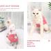 Shop Hillylolly Winter Pullover Cat Sweater Warm & Stylish Knitting Clothing for Cats Pink Strawberry Design - Buy Online on GoSupps.com