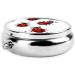 Art Ladybug Tracks Mini Round Pill Box - 3 Compartment Organizer for Travel & Home - Buy Online on GoSupps.com