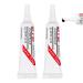 Eyelash Glue Black False Eyelash Glue Individual Lash Glue 7g x 2 Express Drying Strong Bonding Eyelash Glue Waterproof Long-Lasting Eyelash Extension Glue Lash Adhesive for DIY Lash Extensions