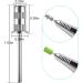 Difenni Nail Drill Bits Sanding Bands for 3/32 inch Shaft - Acrylic Nails Manicure Pedicure Tool in Silver - Buy Online on GoSupps.com